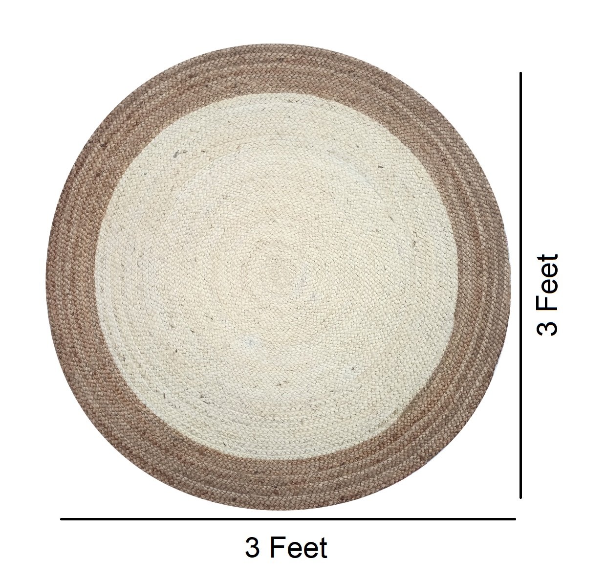 small round braided jute rug for bedroom