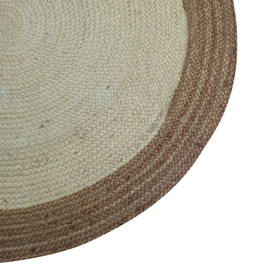 eco friendly circular jute rug for living room