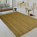 4x6 ft stripe natural jute rug handmade eco friendly area carpet for living room