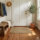 2x3 ft jute doormat handmade natural fiber door mat for home entrance