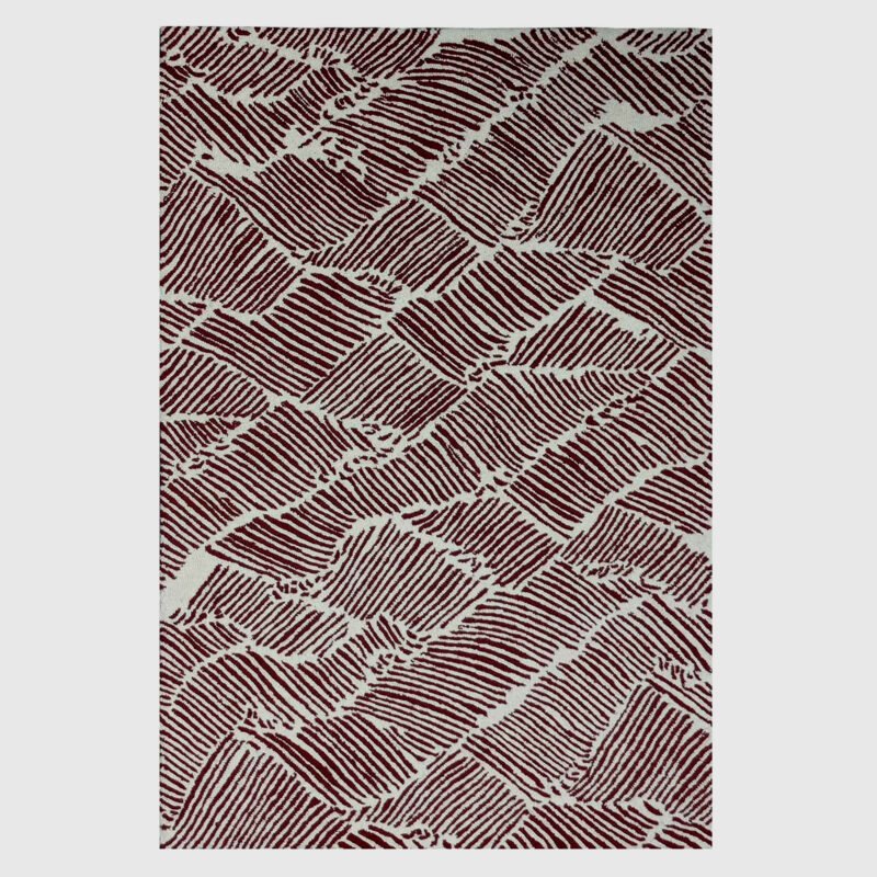 120x180 CM geometric wool carpet for living room
