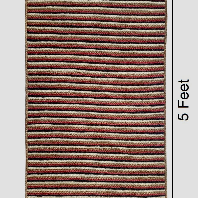 Handmade 3x5 FT Natural Jute Carpet