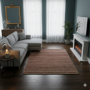 3x5 FT Multi Color Jute Rug Handmade Braided Carpet (90 x 150 CM) by MRIC Studio