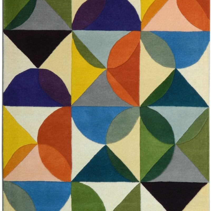 Premium 4x6 wool carpet for living room by MRIC Studio