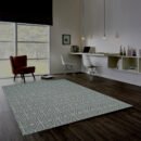 MRICStudio 5x8FT Handmade Flat Weave Jacquard Wool Rugs & Carpets