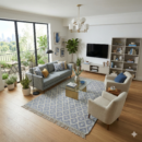 MRICStudio 5x8 FT Hand Woven Flat Weave Wool Rug