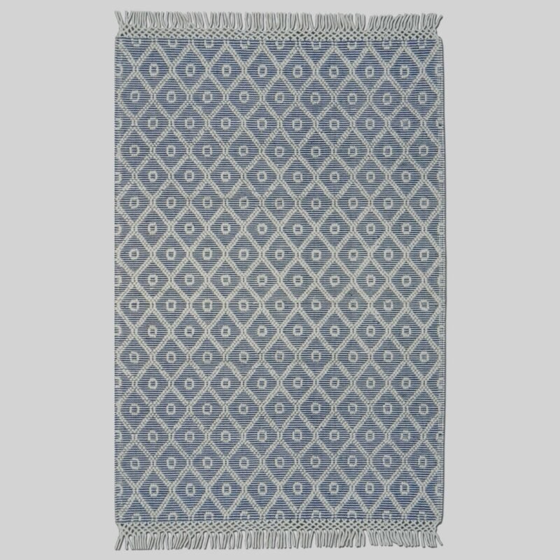 Geometric Flat Weave Living Room Carpet