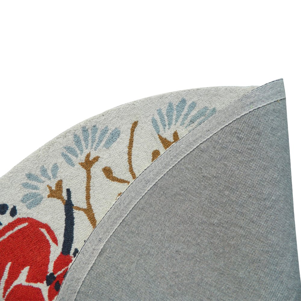 Luxury Round Wool Rug by MRICStudio