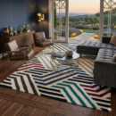 MRIC Studio 4x6 FT Hand Tufted Wool Rug for Living Room