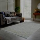 MRICStudio 5x8 FT Hand Woven Flat Weave Wool Rug