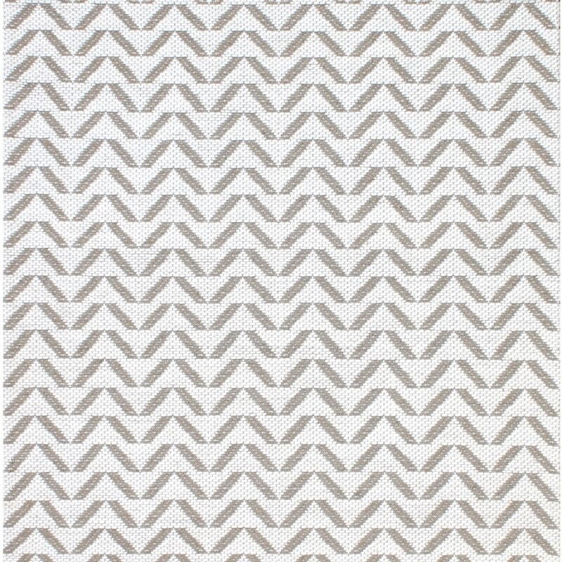 white beige wool carpet MRICStudio 150x240 cm rug