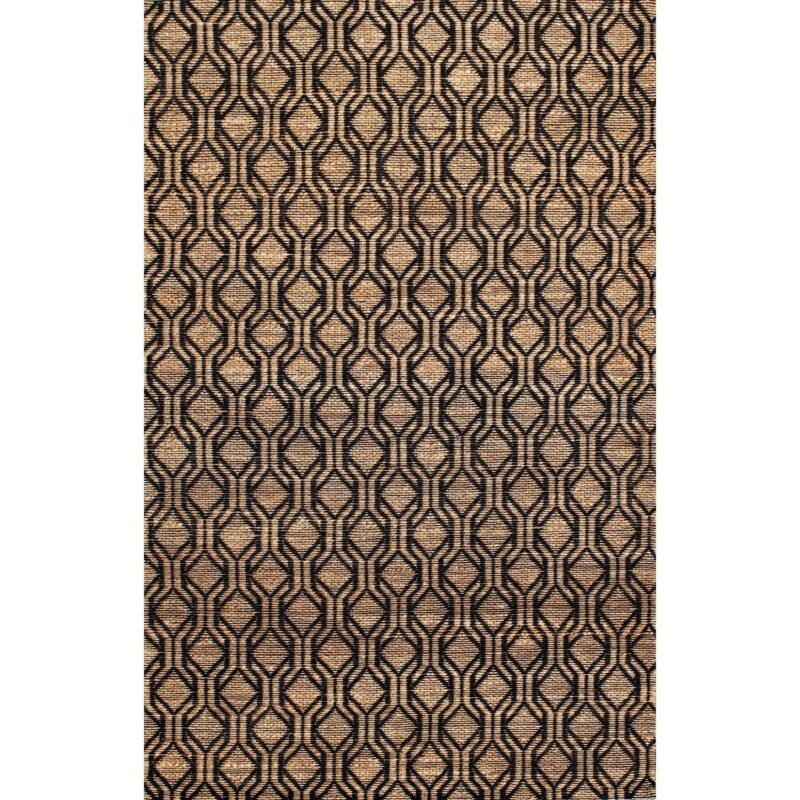 natural black jute carpet MRICStudio 150x240 cm